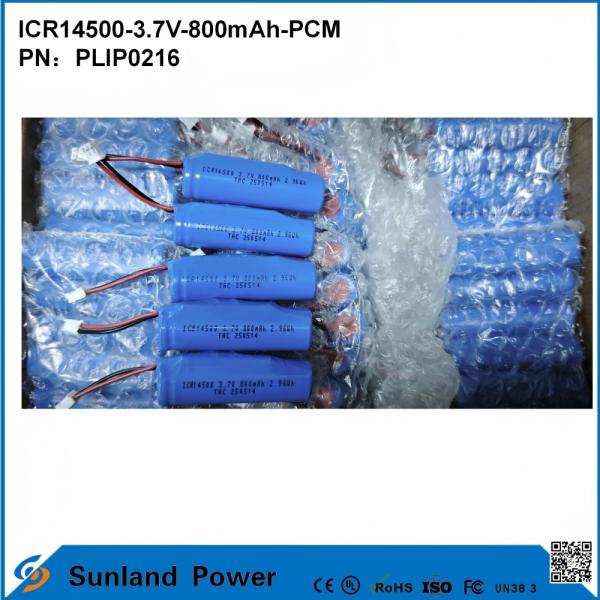 ICR14500-3.7V-800mAh-PCM Battery Applied To LED Lights Digital Products Smart Home Devices Wireless Mice Electric Toothbrushes Shavers