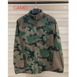 Breathable Polar Fleece Kids Winter Down Jacket Mens Full Zip Track Windproof