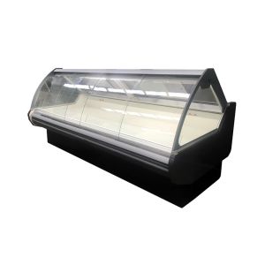 Fan Cooling Refrigerated Display Chiller for Supermarket with Transparent Glass