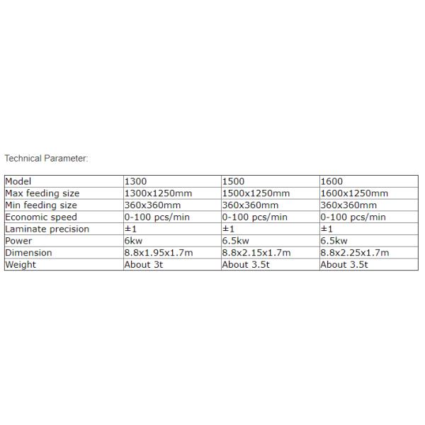 Corrugated Cardboard Paper 380v Flute Laminator Automatic
