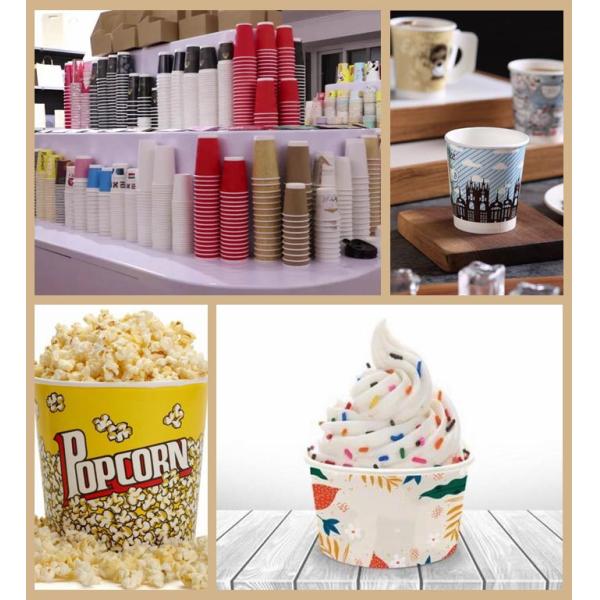  Compostable Cupstock PE Coated Paper For Beverage 100% OBA free 79 * 109cm