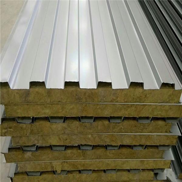 Buy sandwich panel turkey 50mm rock wool roof tiles for 20ft container house at wholesale prices