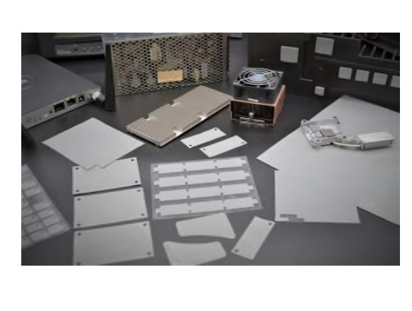 Buy Grey Thermally Conductive Gap Filler Pads Electronic Thermal Gap Pad Material at wholesale prices