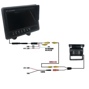 3W Android Car Headrest Monitor reversing Universal Car Display 7 Inch