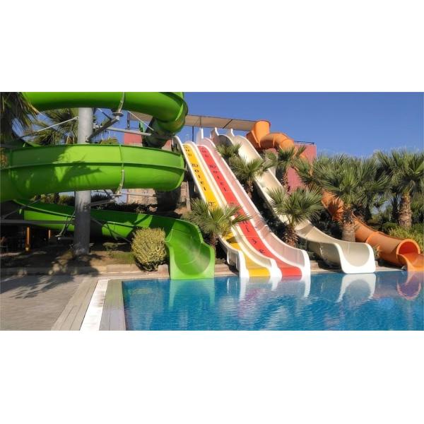 Outdoor Children Water Park Playground Swimming Pool Equipment Fiberglass Slides