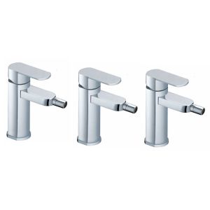 Ceramic Single Hole Bathroom Sink Faucet , Single Handle Brass Bidet Taps