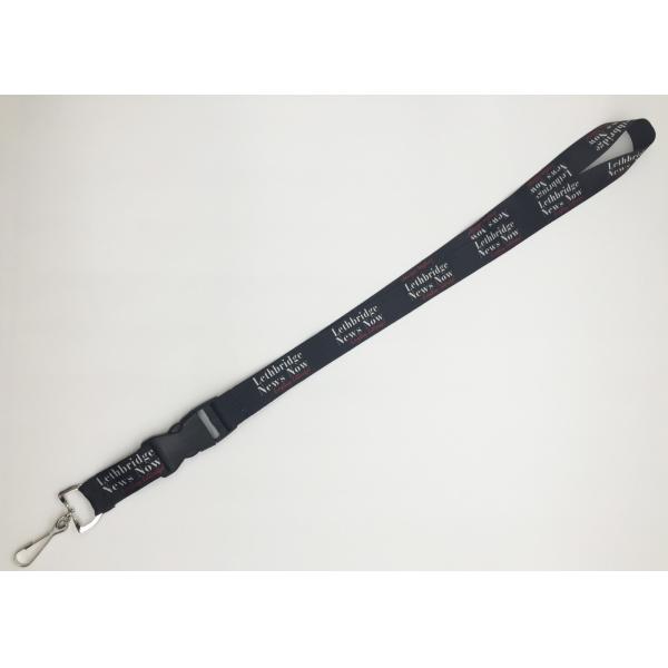 Recycled Heavy Duty Lanyard / Dye Sublimation Lanyards With Portable Phone Attach