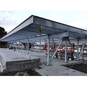 High Load Capacity Fabricated Steel Structure for Durable Use
