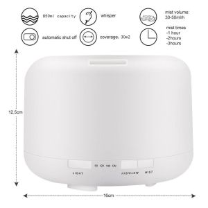 HOMEFISH Ultrasonic Aroma Humidifier Diffuser Humidistat DC 24V 0.5A
