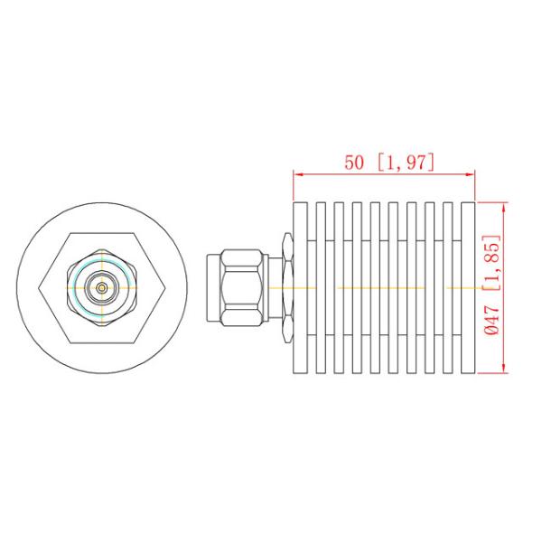 DC-6GHz 20W Dummy Load / Termination Load N Male