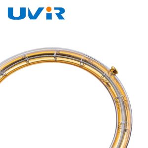 230V 1500W Gold Reflector Ring Infrared Lamp 80mm