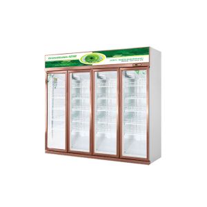 China Eco Friendly Commercial Vertical Glass Display Coolers For Beverage on sale