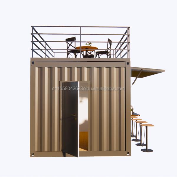 Modern Design Supermarket Mobile Container Coffee Bar Houses 10ft Mini Popup Shop