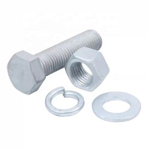 Fastener Factory Hex Bolt Hot Dip Galvanized Bolt Galvanized Bolt