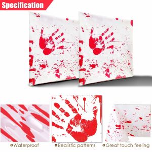 Offset Printing Plain Dyed Halloween Table Cover 54*108''