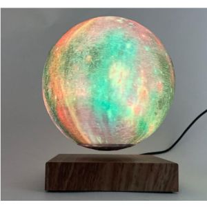 christmas gift promotion magnetic levitation platform starry moon lamp ,