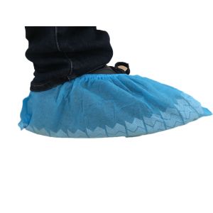 China Nonwoven shoe cover. Disposable custom printed non-skid shoes cover.protect the shoes  from pollution water and dust on sale
