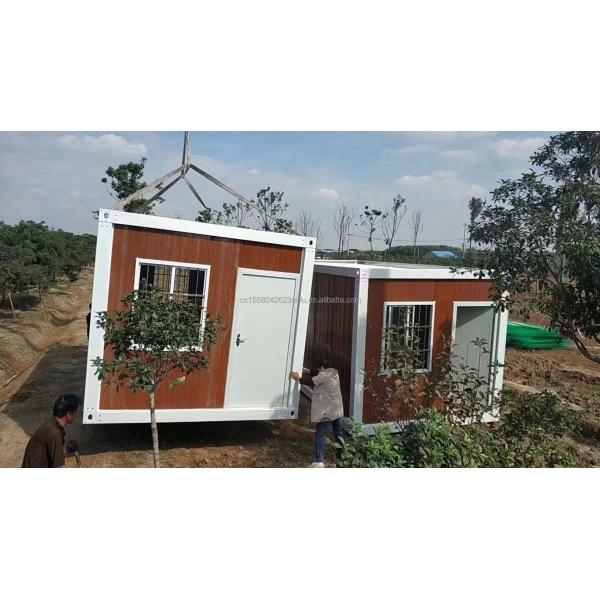 Customized Color 20ft Prefabricated Flat Package Bulk Container Frame House for Migrant Workers on Construction Site