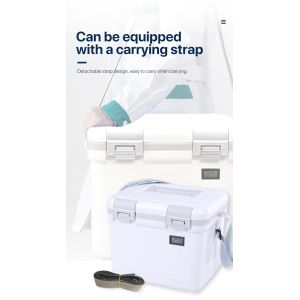 Locking Mechanism Buckle Hard Cooler Box for Safety Cold Chain Transportation