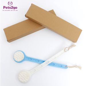 Pets2go Pet Massage Long Handle Dog Brush