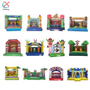 Inflatable Combos Christmas Inflatable Jump House Snowman Castle Bouncer Toys