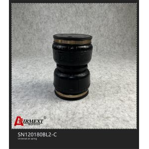 Closed Encplate Air Suspension Spring Air Bag Bellows SN120180BL2-C