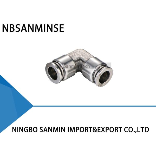 Buy SS316L Stainless Steel Pneumatic Air Fittings Pneumatic Tube Union Elbow Fitting at wholesale prices
