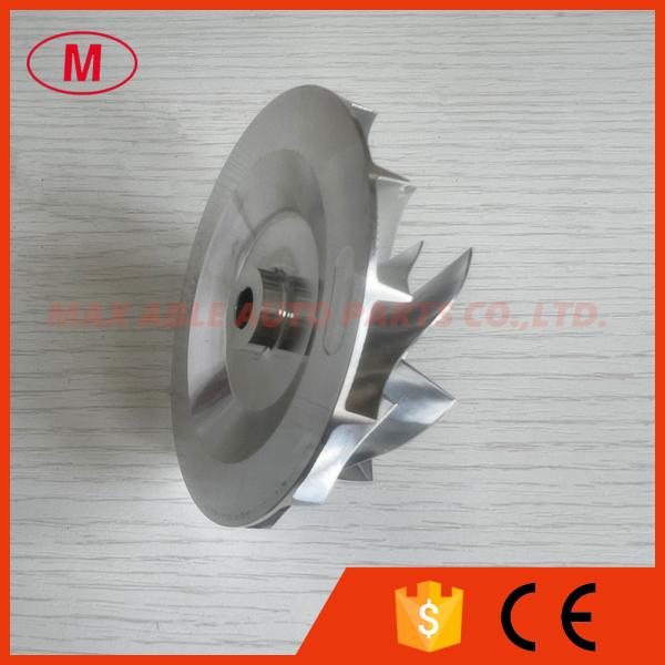 custom 60.00/80.00mm forward 7+7 Blades turbo aluminum 2618/milling/Billet compressor wheel