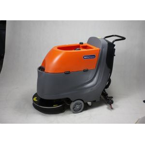 Modern Walk Behind Floor Scrubber Supermarket / Factory Cleaning Equipment