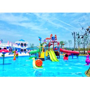Swimming Pool Water Park Construction , kids outdoor Aquatic Playground