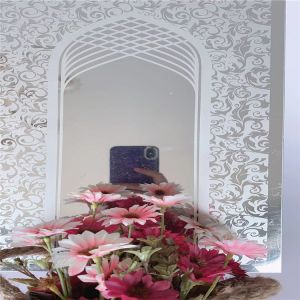 China Etching Aisi 304 Stainless Steel Plate Silver Color BAOSTEEL Material on sale