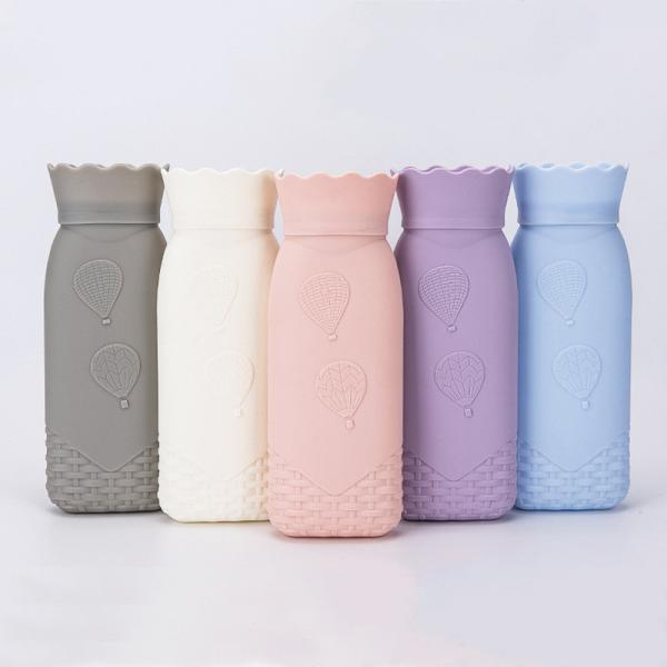 2 Liter Soft Hot Water Bottle Bag With Red Screw Cap For Pain Relief Neck And Shoulders Feet Warmer Menstrual Cramps