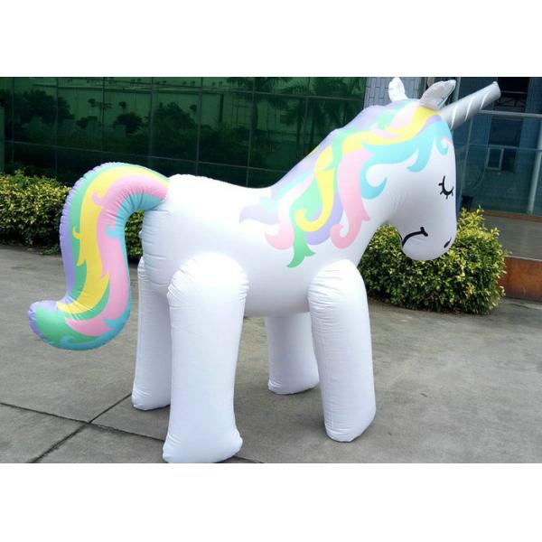 Kids Inflatable Water Toys , Ginormous Blow Up Unicorn Yard Sprinkler