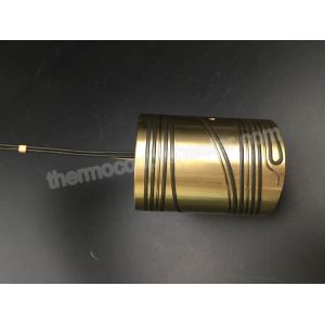 China Plastic Industry Coil Heaters With Thermocouple Big Diameter Brass Material on sale