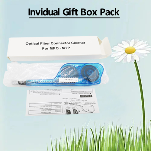 12 Fiber Tool Kits MPO MTP Cleaner One Click Optical Fiber Connector Cleaner 600 Times