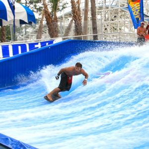 Quality Attraction Flowrider Water Ride , Waterproof Single Rider Wave Skid Board for sale
