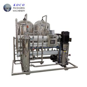 Stainless Steel RO Water Treatment Equipment Bright Silver High Efficiency
