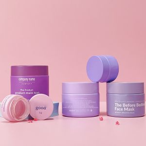 Bright Painting Matte White Frosted Cosmetic Jars 30ml 50ml 100ml