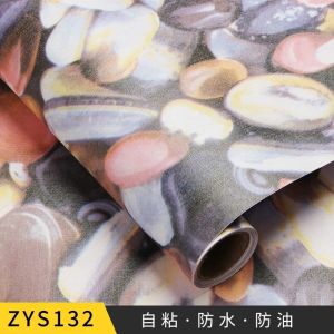 Adhensive Installation Purple 3D Wallpaper for Bedroom Walls PVC Living Room