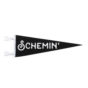 68D Polyester Felt Pennant Flag Silk Screen Printing Waterproof