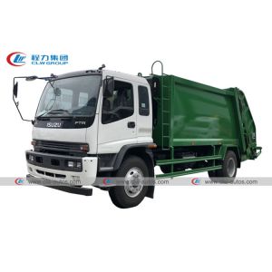 ISUZU FTR 4x2 6 Wheeler 12CBM LHD Waste Collection Truck