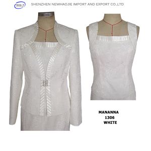 Long sleeves bright pink women elegant skirt suits