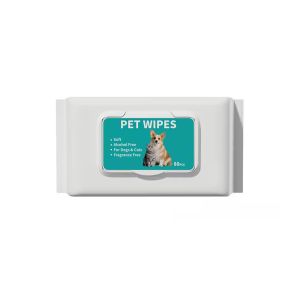 OEM ODM Soft Pet Wet Wipes For Cleaning Dogs Paw Face Eye