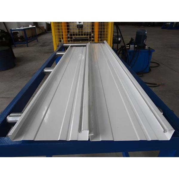 Buy Galvanized Steel PPGI Metal Fascia Cover Roll Forming Machine With 0.3-0.8 Mm Thickness at wholesale prices