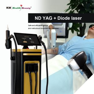 2 in 1 Laser Diode Machine Portable and Stationary Tattoo Removal 810nm 808nm Q-Switched ND Yag Diode Laser 810nm