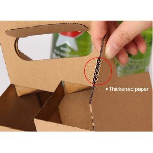 Wine bottle carrier, disposable paper holder,newspaper holder recycling,take