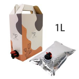 1L/2L/3L Custom Coffee Box Disposable Coffee Bag in Box with Valve Dispenser