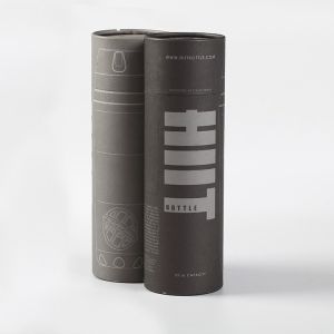 Black Package Kraft Cylinder Packaging with Lid