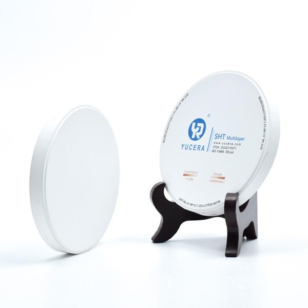 Buy 900Mpa Cad Cam SHT Preshaded Zirconia Disc 46% Translucency at wholesale prices