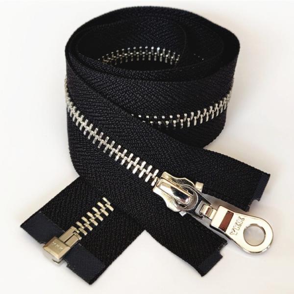 China Zipper and Sliders Customized zipper with logo Metal Zip Binder for Jacket